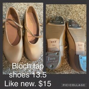 Bloch tan tap shoes